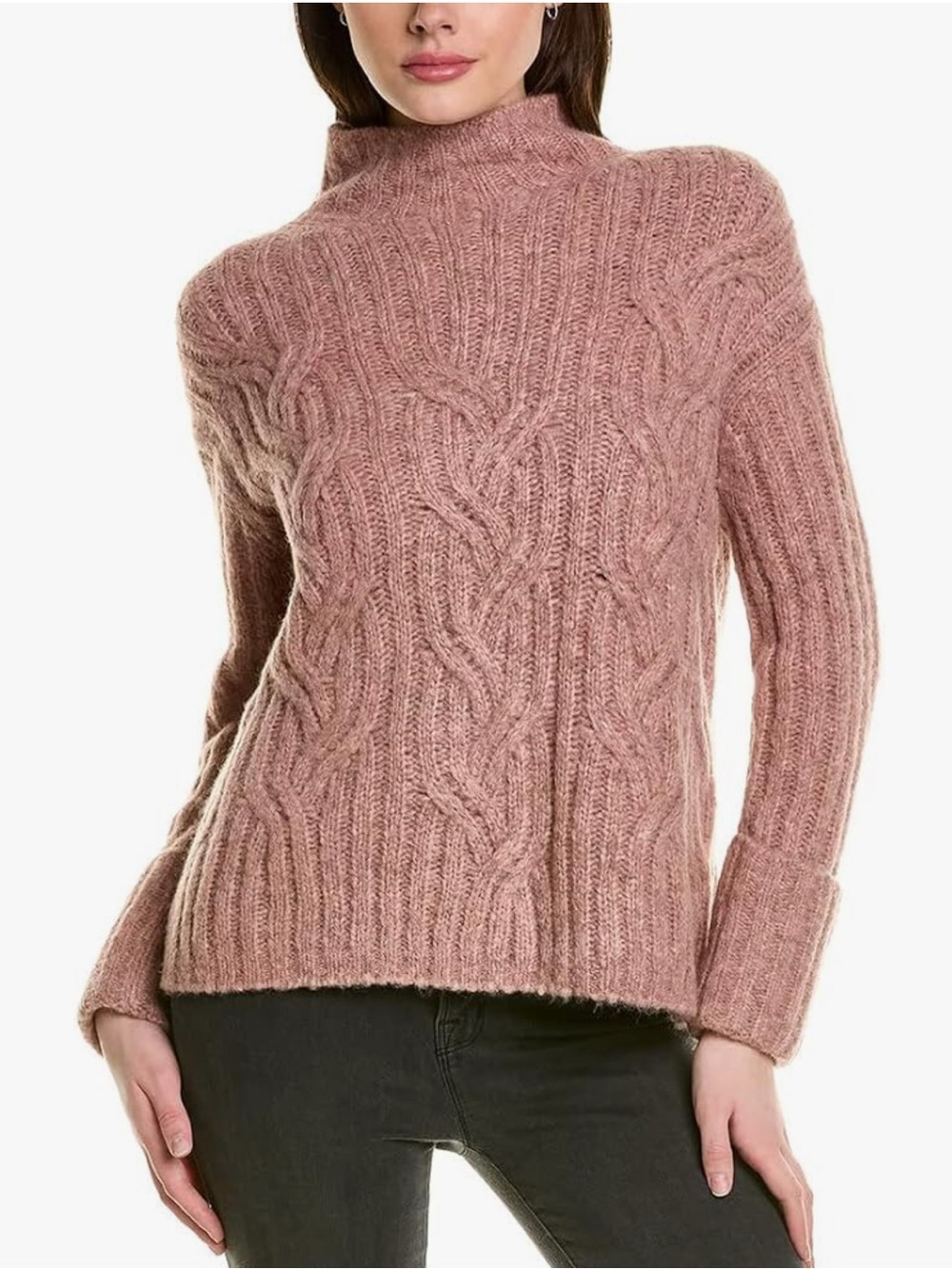 VINCE │Alpaca Mock Neck Sweater
